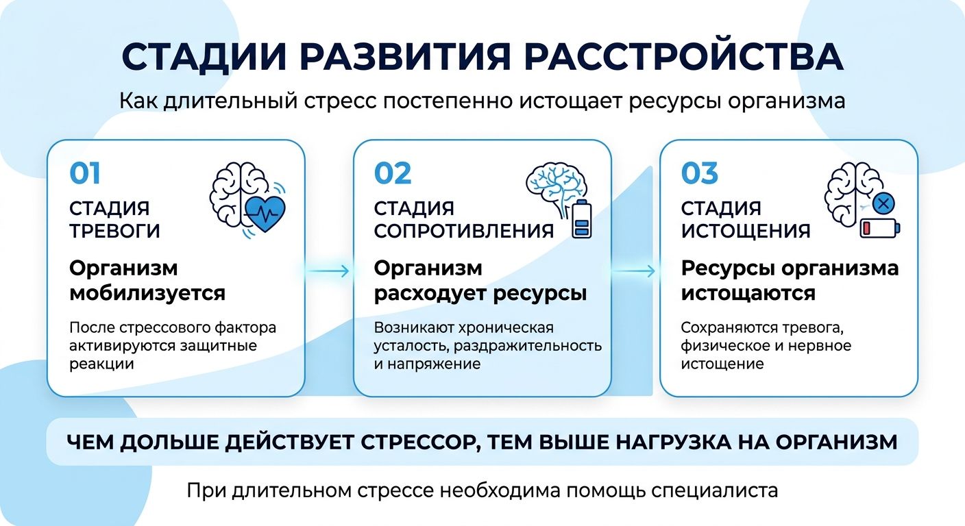 Лечение стресса в Мытищах инфографика